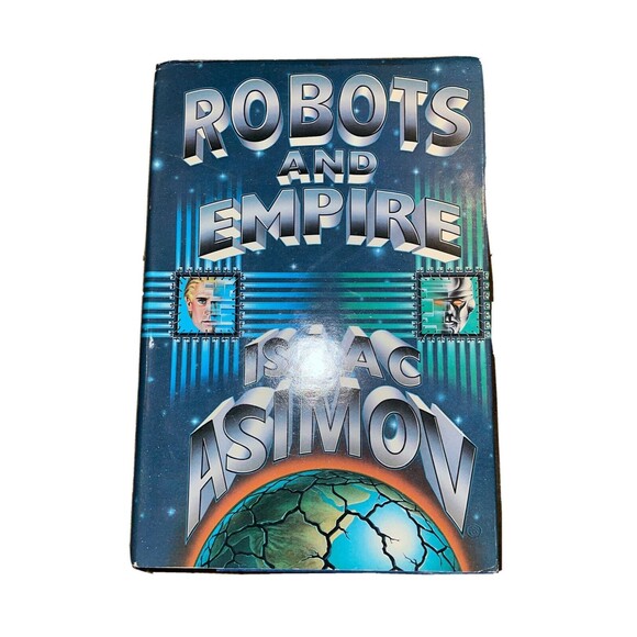 Isaac Asimov Robots and Empire 1985 Doubleday 1st Edition Book Club HCDJ - Picture 1 of 12